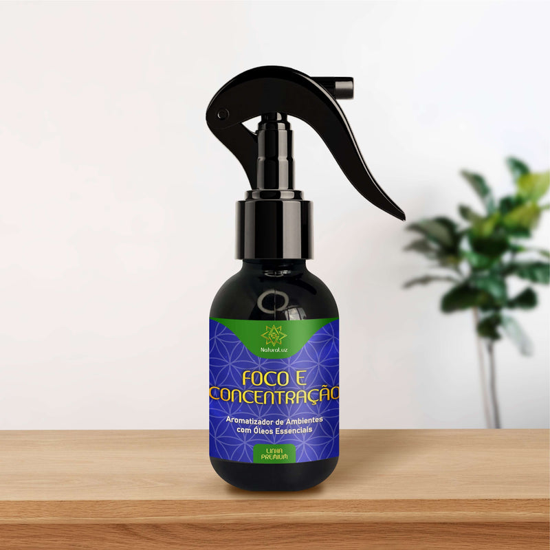 Kit Linha Premium - Aromatizadores Ambiente Naturais - Alegria, Foco, Calma e Relaxamento
