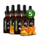 Compre 4 e Leve 5 - Cordyceps Extrato Cogumelo - Energia, Força e Performance Física e Mental