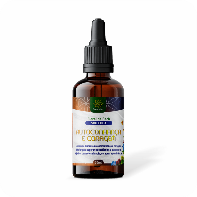 Floral de Bach - AUTOCONFIANÇA E CORAGEM - 30ml