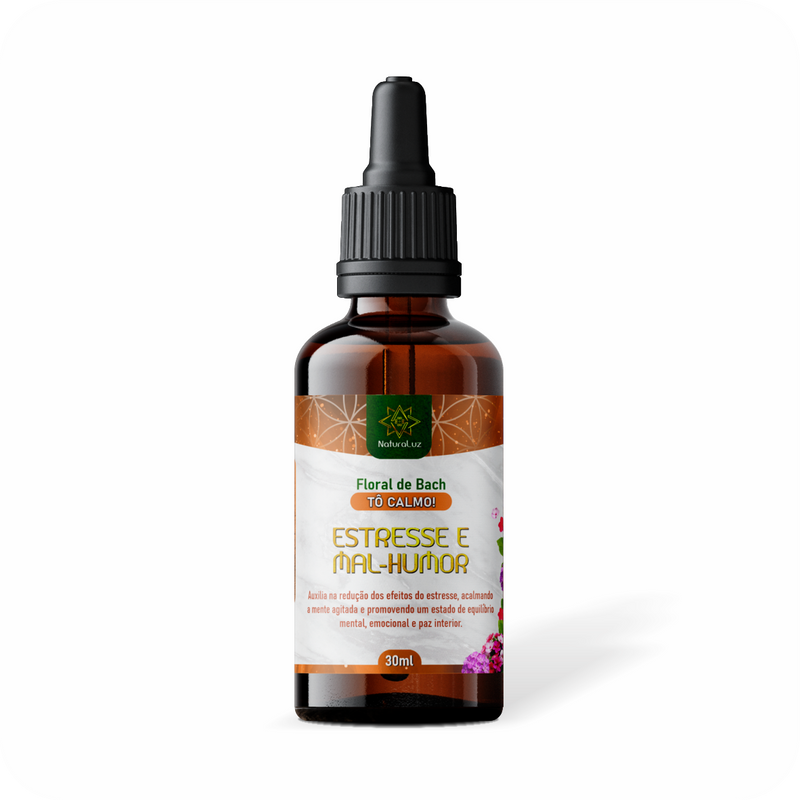 Floral de Bach - ESTRESSE E MAU HUMOR - 30ml