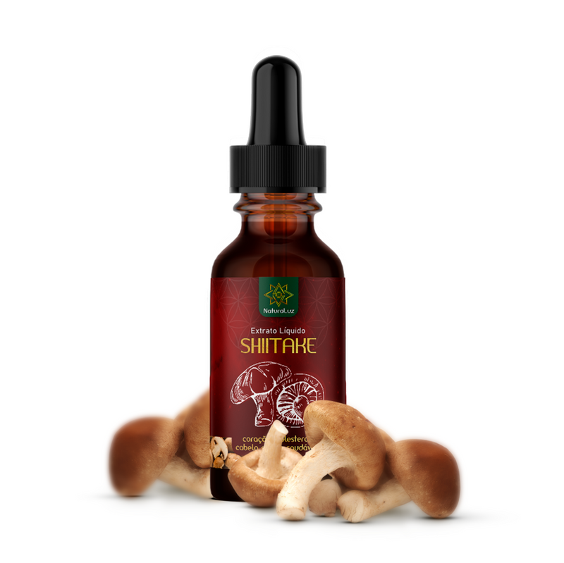 Extrato Cogumelo Shiitake - Reduz Medidas, Colesterol e Pressão Arterial!