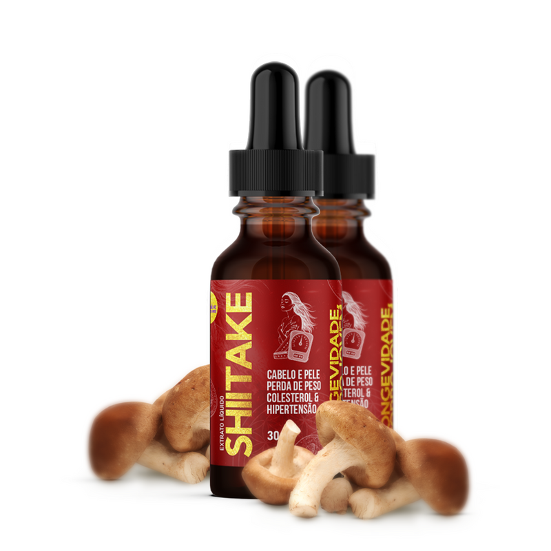 Extrato Cogumelo Shiitake - Kit 02 Und.