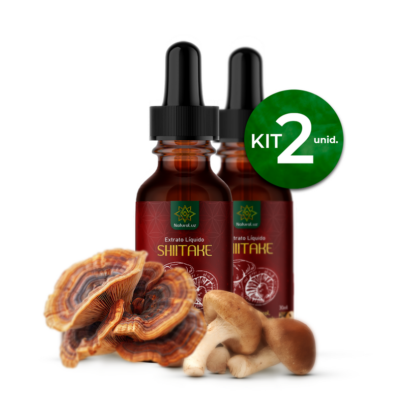 Extrato Cogumelo Shiitake - Kit 02 Und.