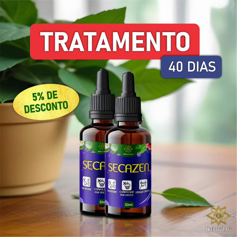 SECAZEN - Emagrecimento - Kit 2 Und. (Dura 40 Dias)