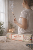 Incenso Natural Massala - White Sage (Sálvia branca)