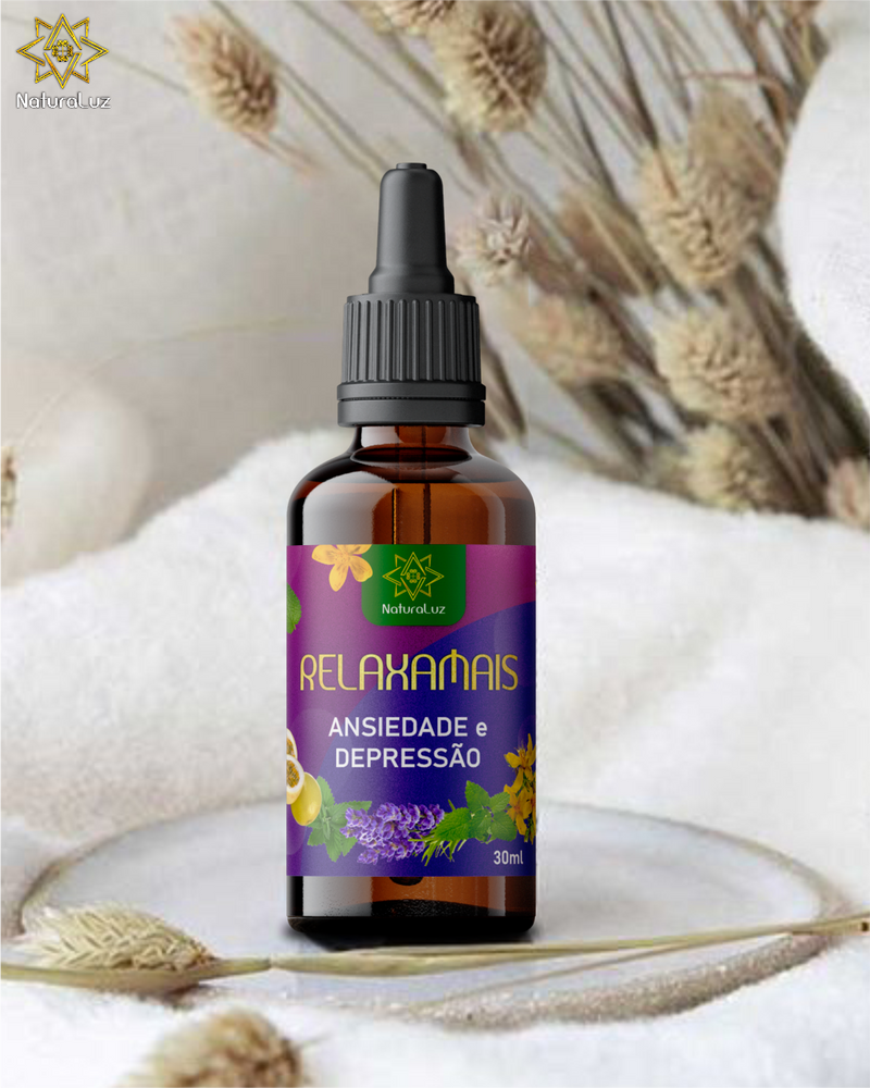 COMPRE 4 e LEVE 5 - RELAXAMAIS - Ansiedade e Depressão - Extrato Natural de Plantas